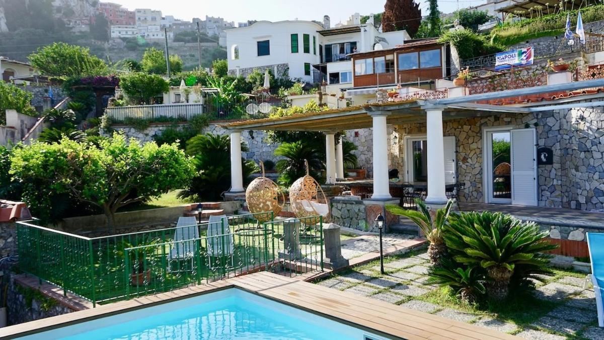 Villa Amalu Capri Piscina E Giardino Exteriör bild