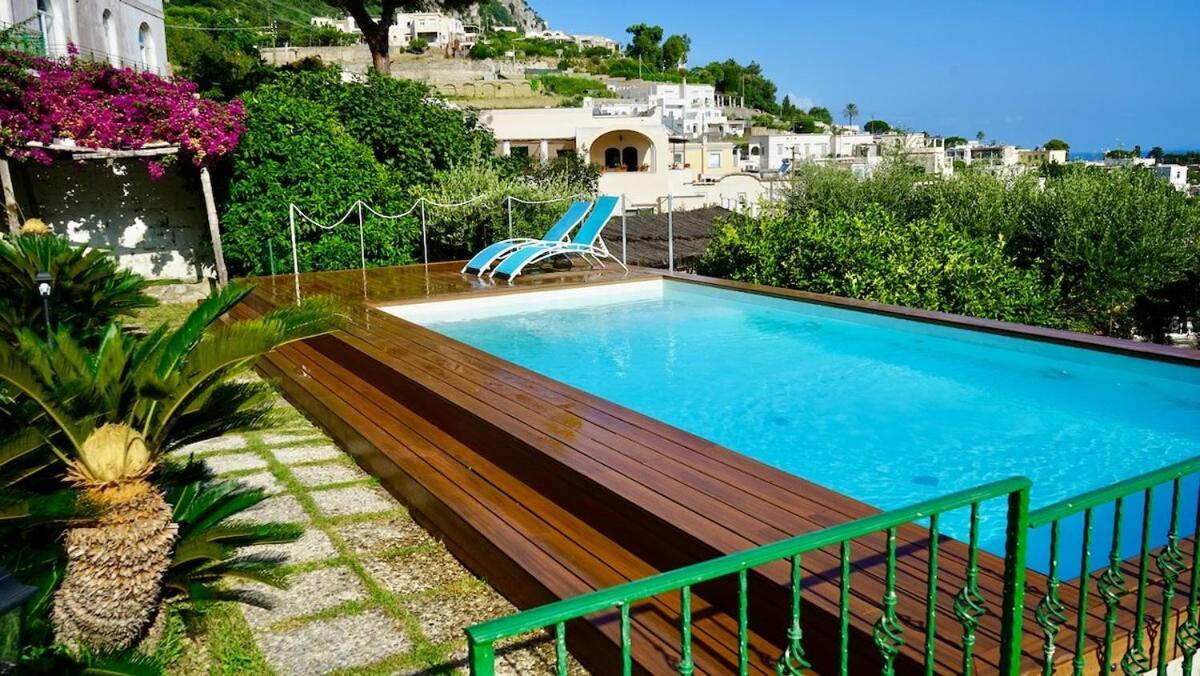 Villa Amalu Capri Piscina E Giardino Exteriör bild