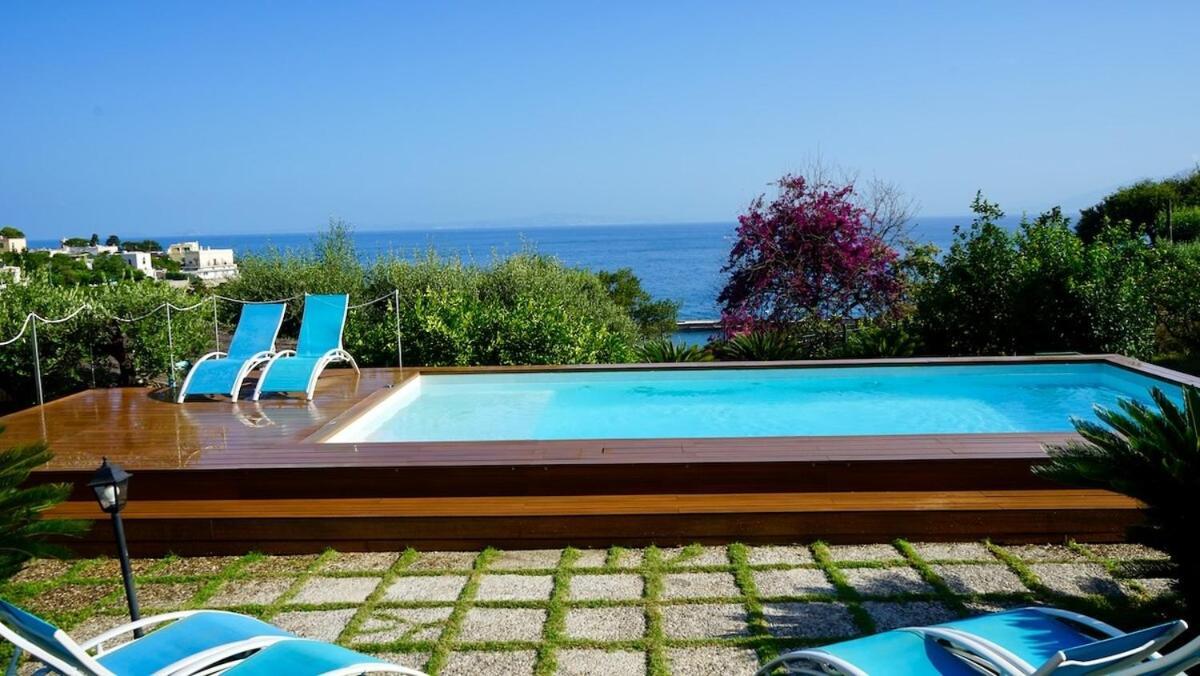 Villa Amalu Capri Piscina E Giardino Exteriör bild